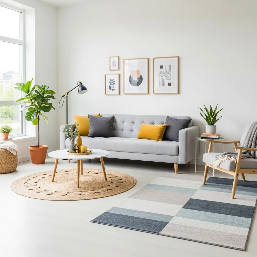  Use Rugs to Define Zones