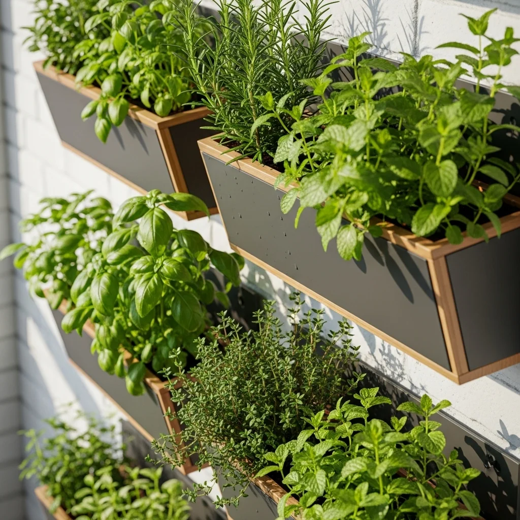 Vertical Herb Wall