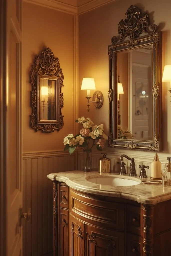 Vintage Framed Mirrors with Character