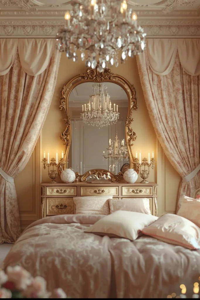 Vintage Ornate Mirror