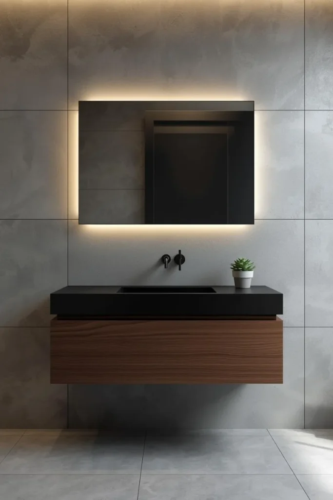  Wall-Mounted Floating Vanity