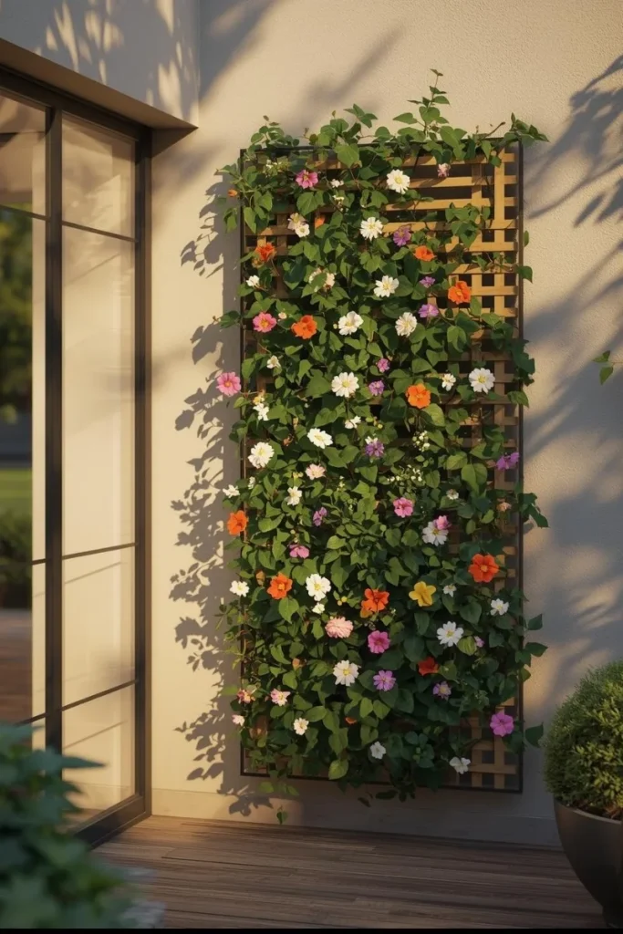 Wall-Mounted Trellis