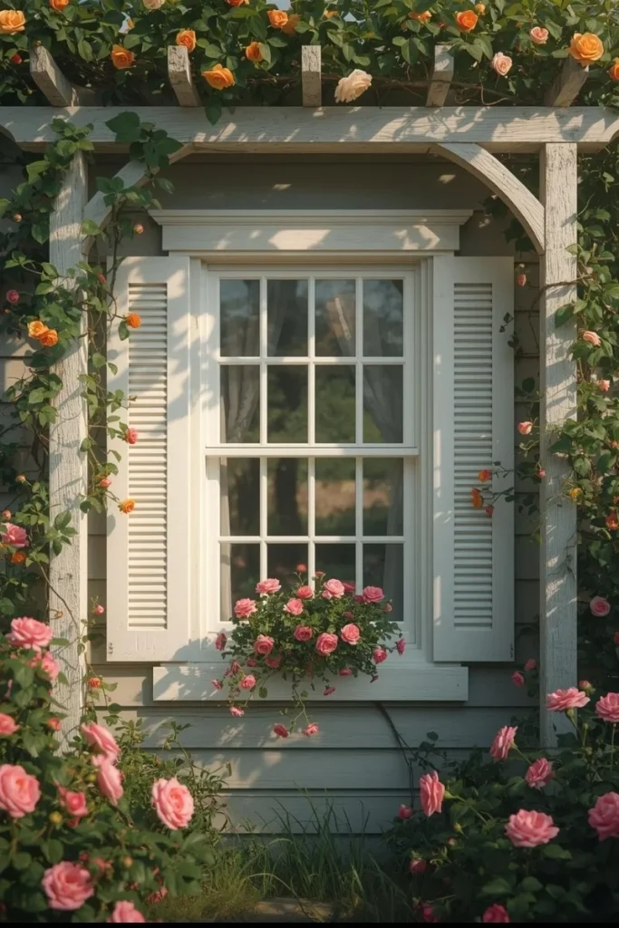 Window Frame Trellis