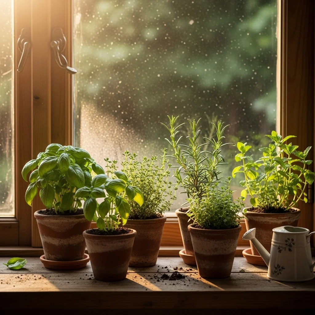 Windowsill Herb Garden