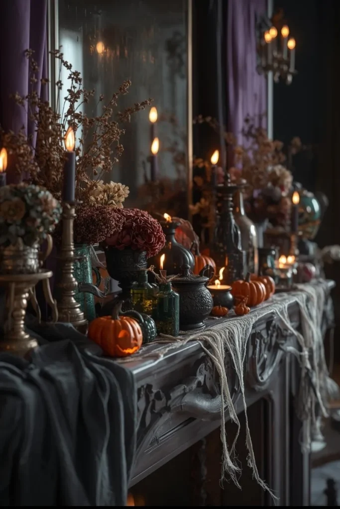 Witch’s Potion Mantel