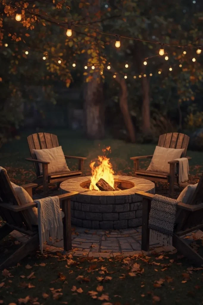 Cozy Fire Pit Area