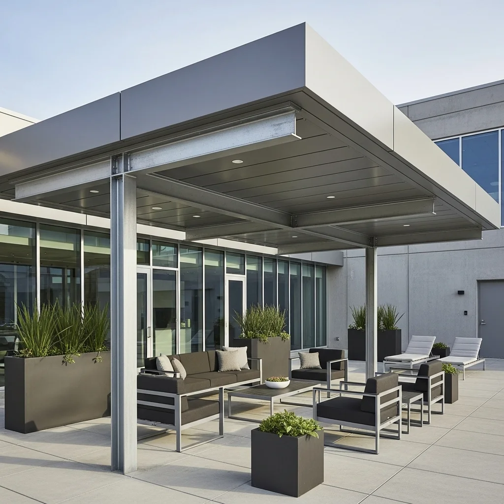  Aluminum and Steel Roof