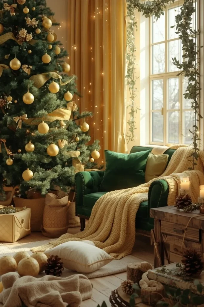 Butter Yellow & Forest Green