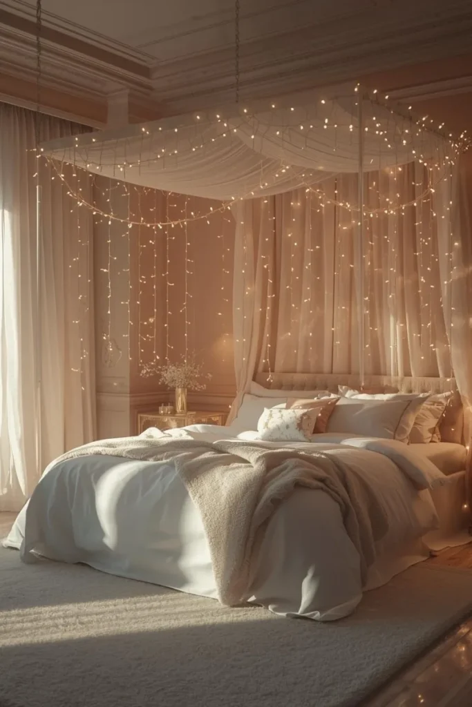  Canopy Bed Garland Lights