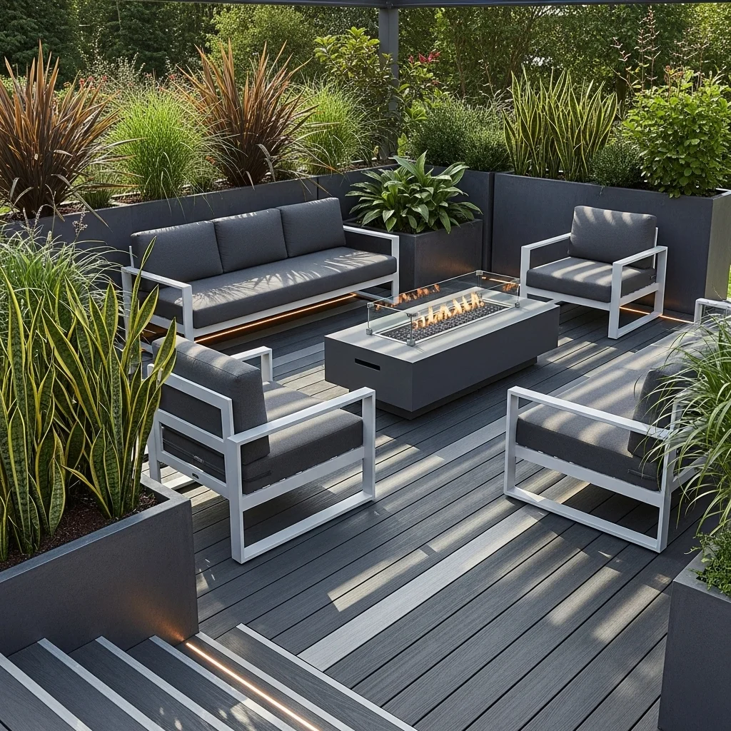  Charcoal Grey with Silver Grey Highlights