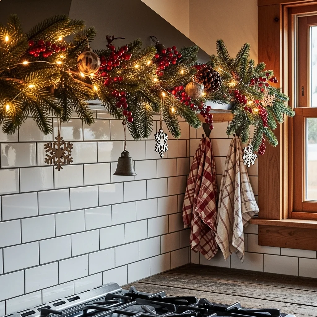  Christmas Backsplash Garland