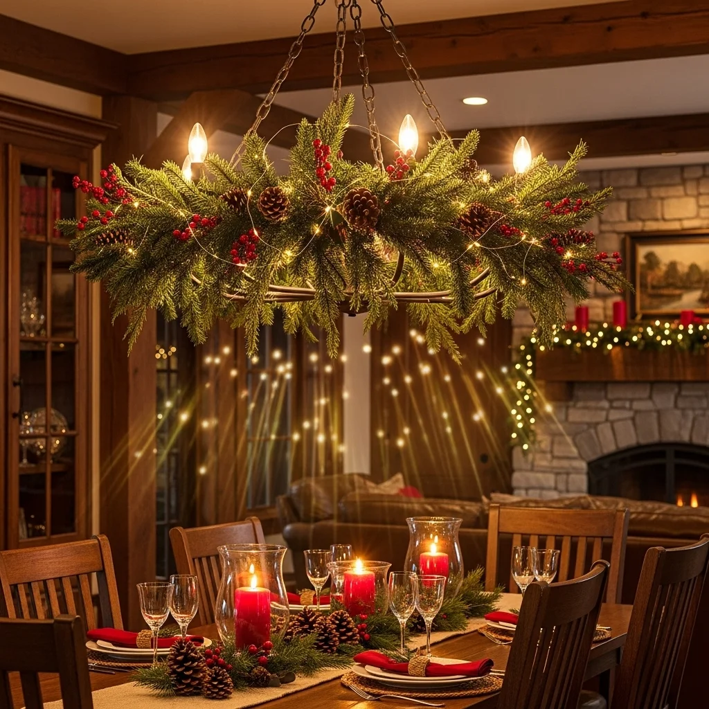 Christmas Chandelier Garland