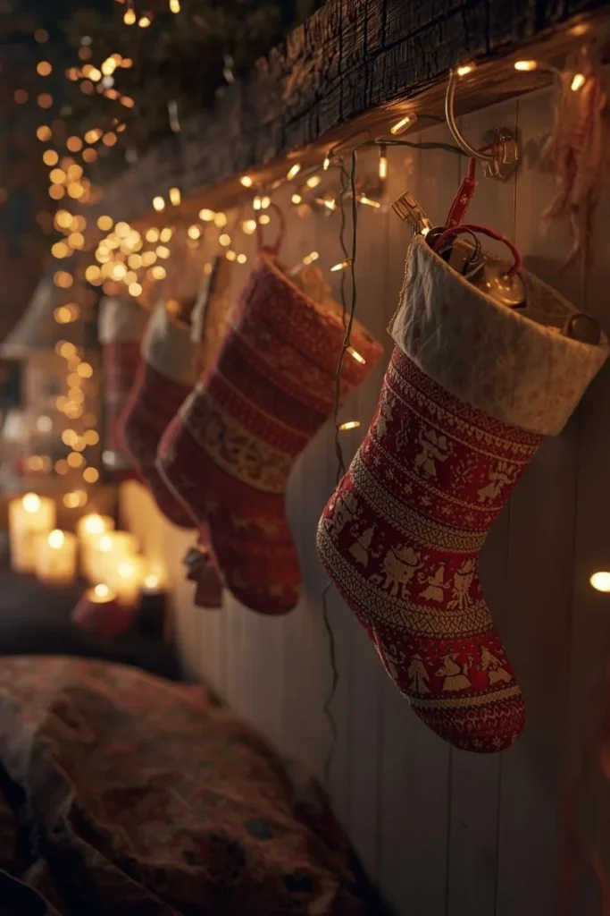 Christmas Stockings as Room Decor