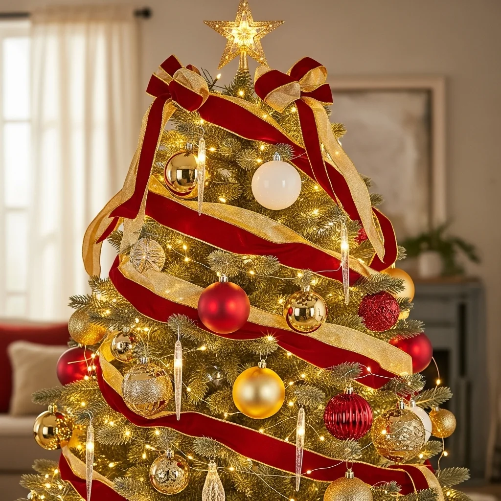 Christmas Tree Layered Lighting Technique