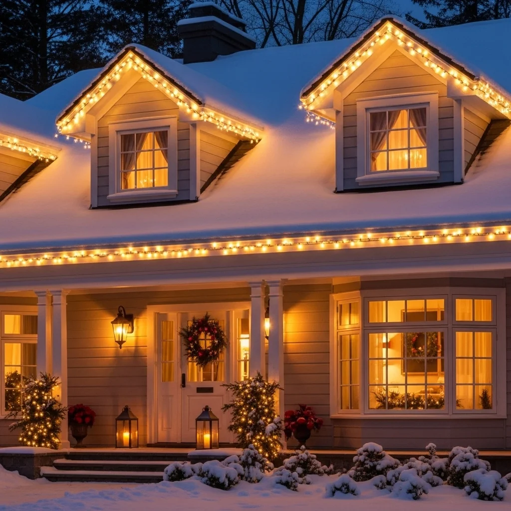 Classic Outdoor Roofline Glow