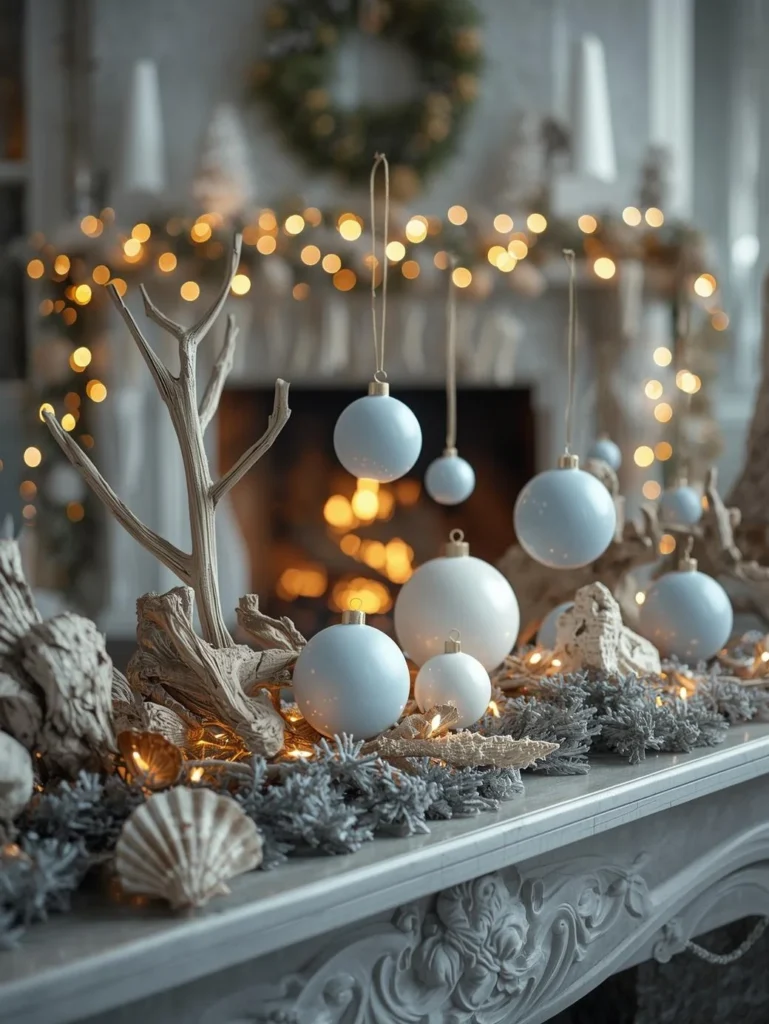Coastal Christmas Mantle