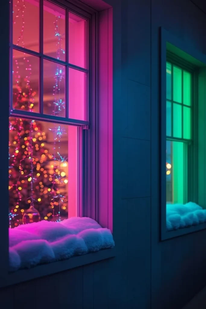 Color-Changing Window Displays