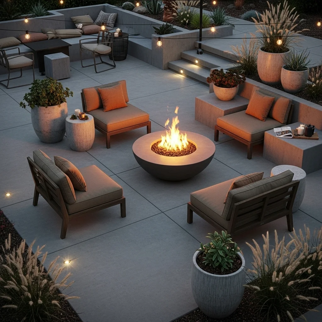 Concrete Bench Seating