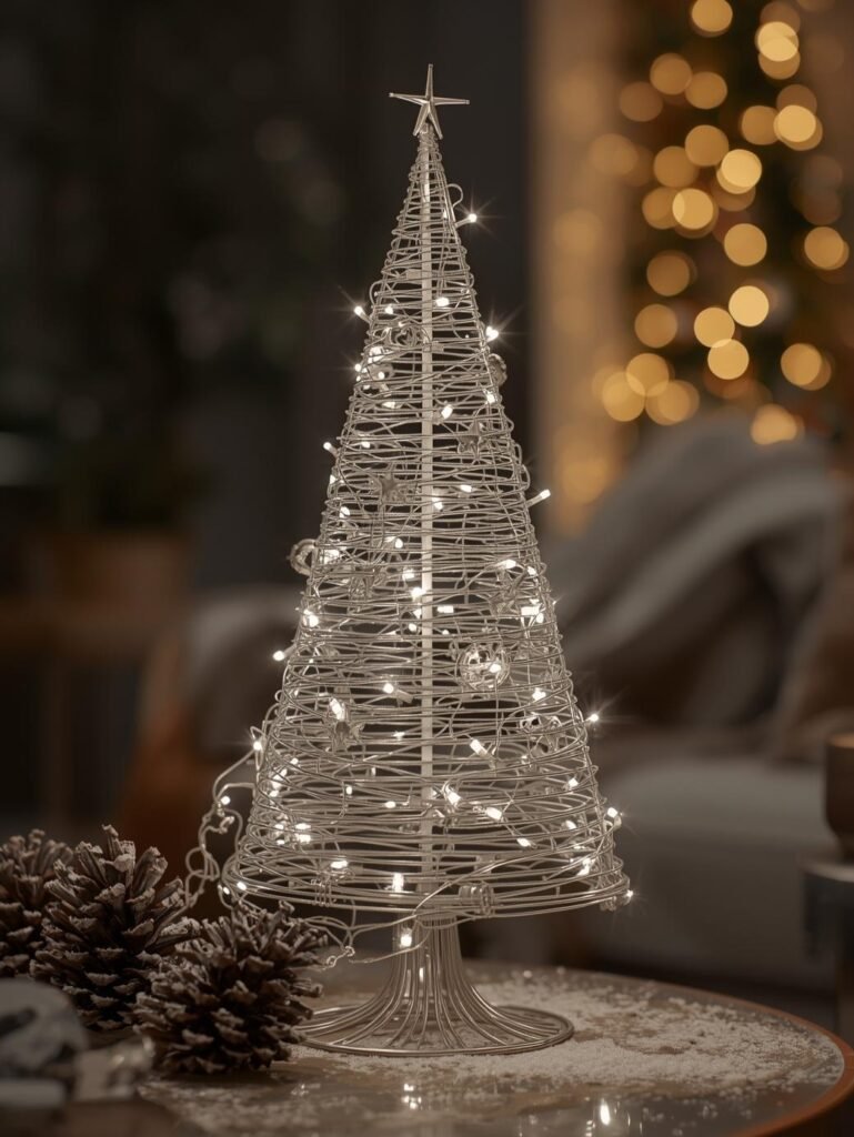 Cone-Shaped Wire Tree