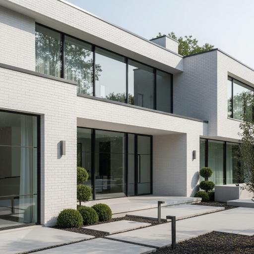 Contemporary White Brick