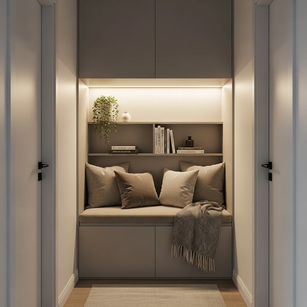 Create a Hallway Reading or Relaxation Nook