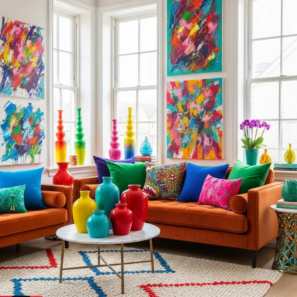  Decorative Accessories in Bold Colors