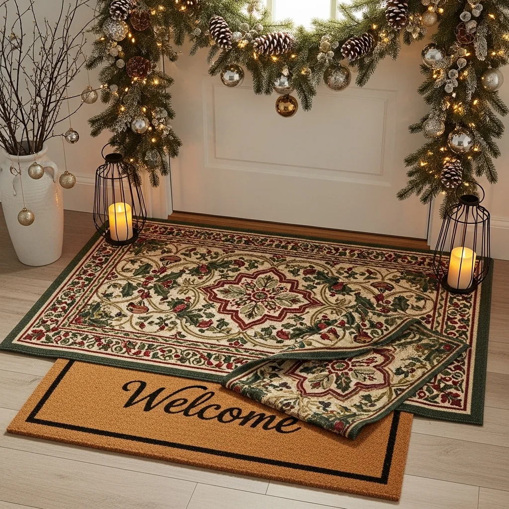 Elegant Entryway Rug Swap