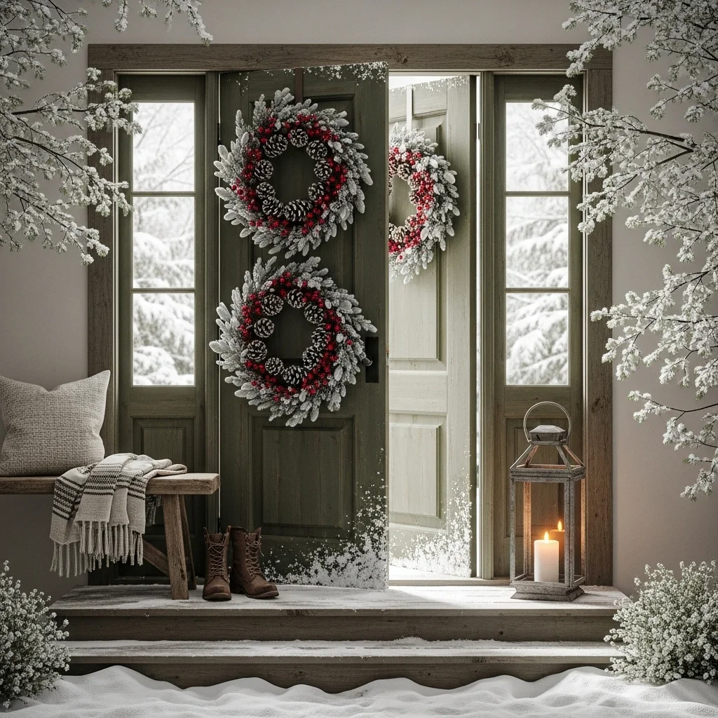 Farmhouse Wreaths with Natural Elements