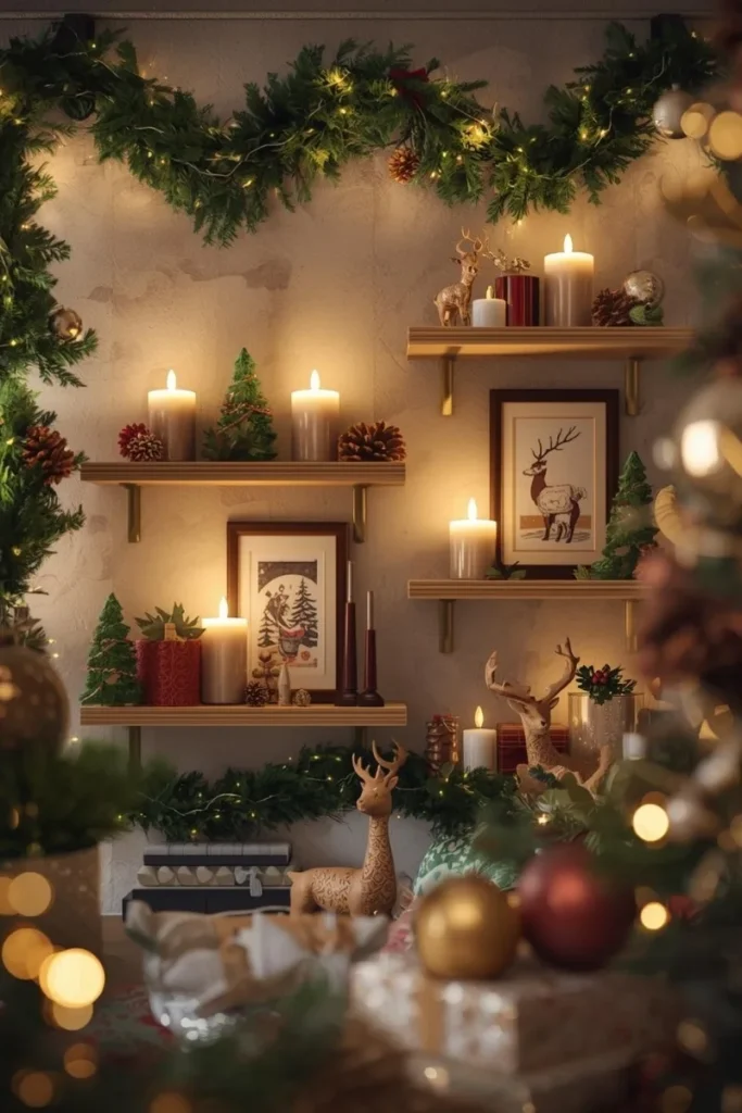  Festive Wall and Shelf Vignettes
