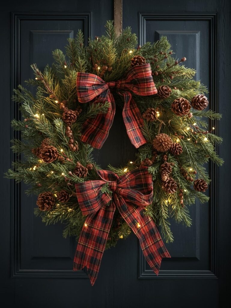  Flannel & Plaid Wreath