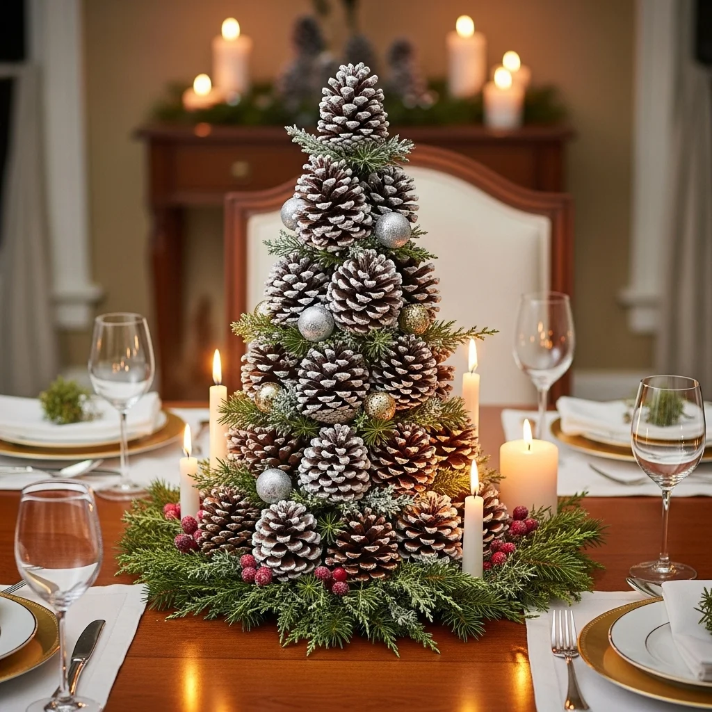 Frosted Pinecone Tower