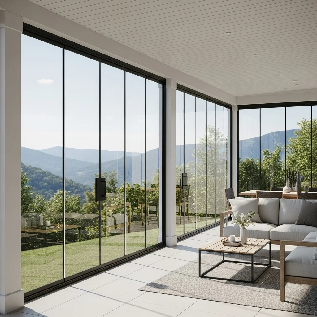 . Full Glass Enclosure