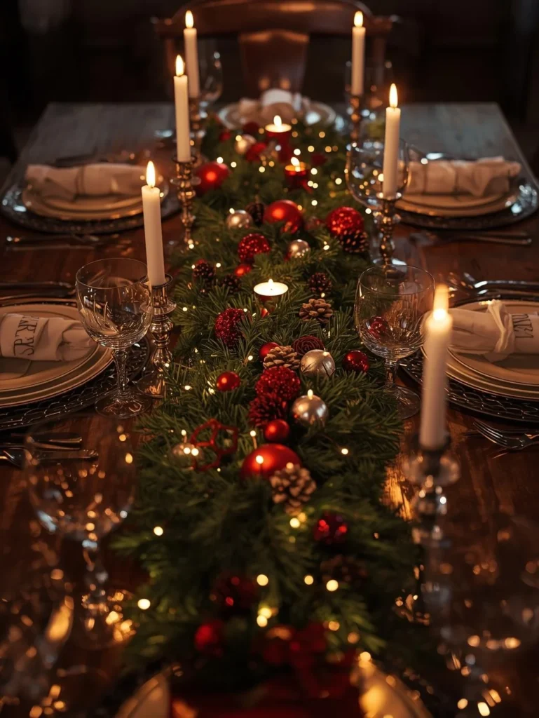 Glowing Christmas Centerpiece