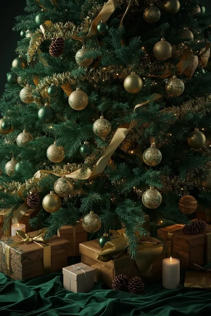 Gold & Green Traditional