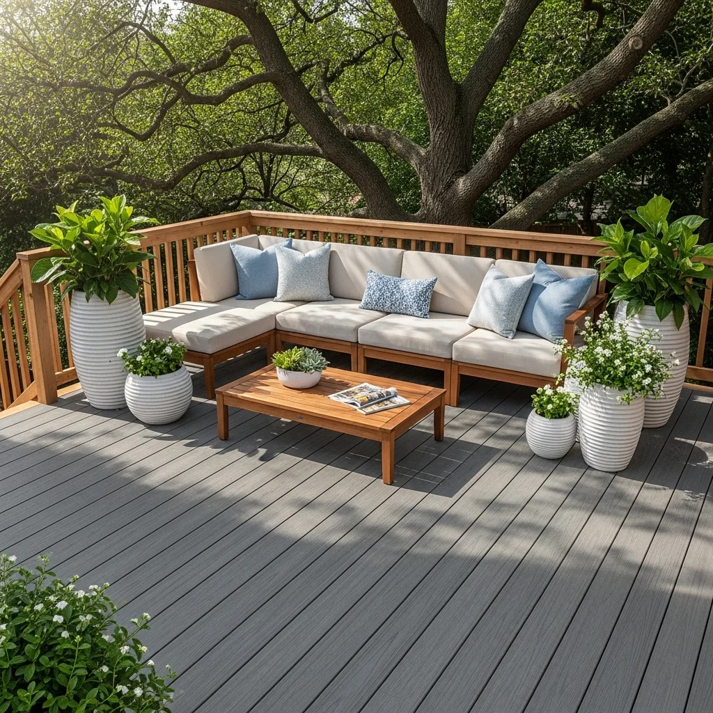  Grey with Wood-Look Inlays