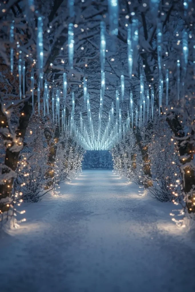 Hanging Icicle Lights