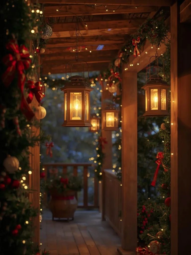 Hanging Lanterns with Lights