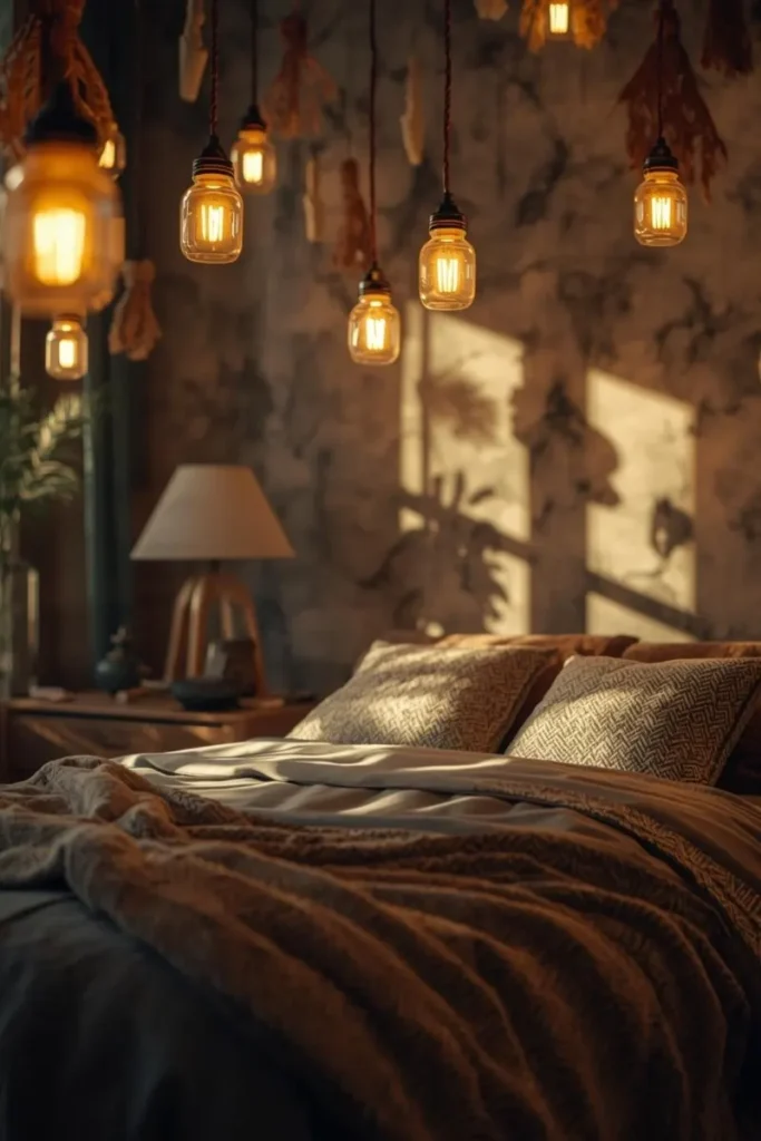 Hanging Mason Jar Lights