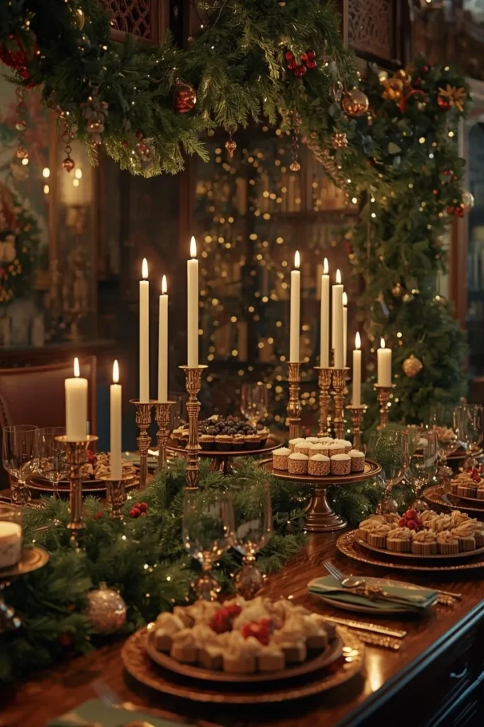  Holiday-Themed Buffet or Side Table