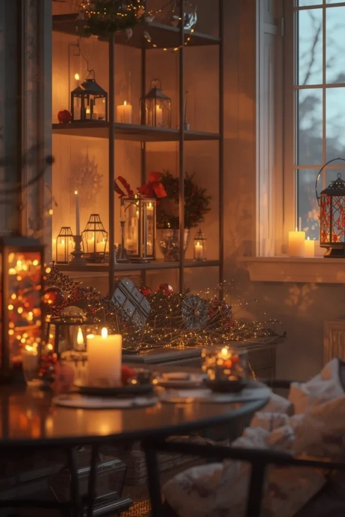 Holiday-Themed Candles and Lanterns