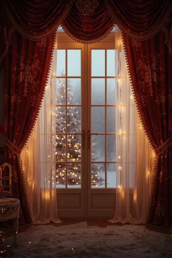Holiday-Themed Curtains and Drapes