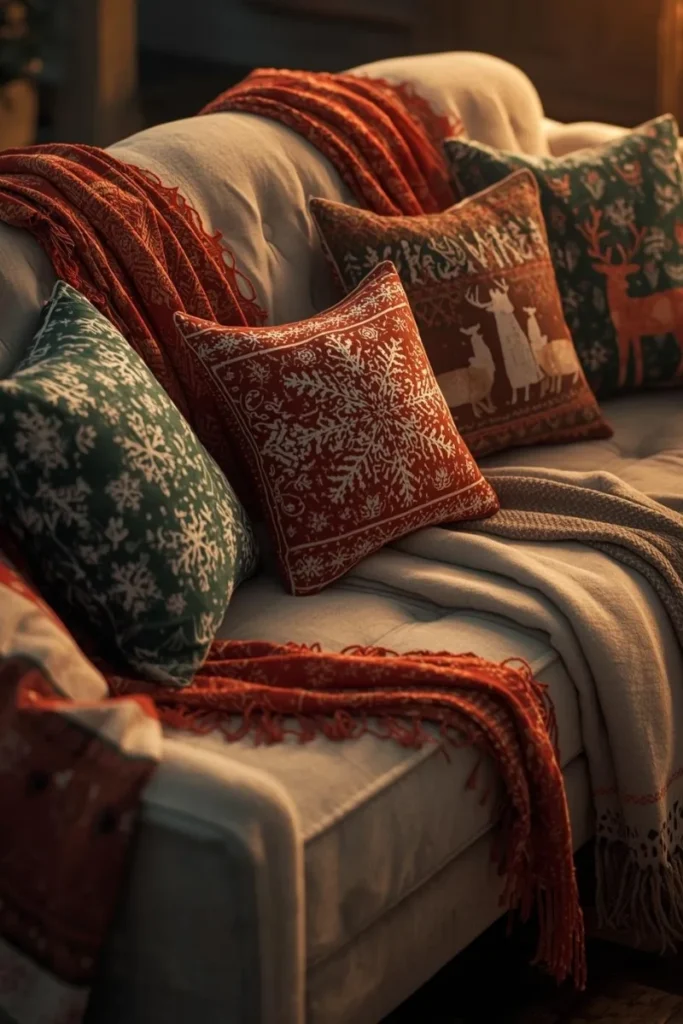  Holiday-Themed Pillows and Cushions