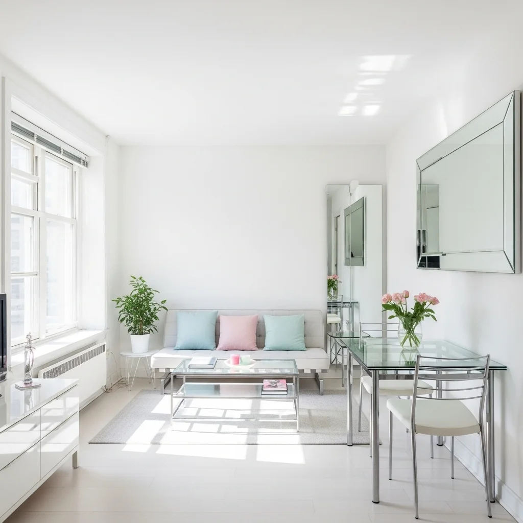  Incorporate Light Colors and Reflective Surfaces