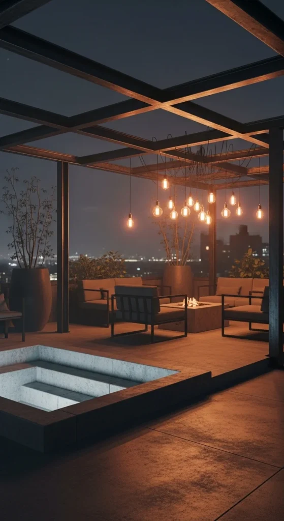  Industrial Style with Concrete and Steel Elements