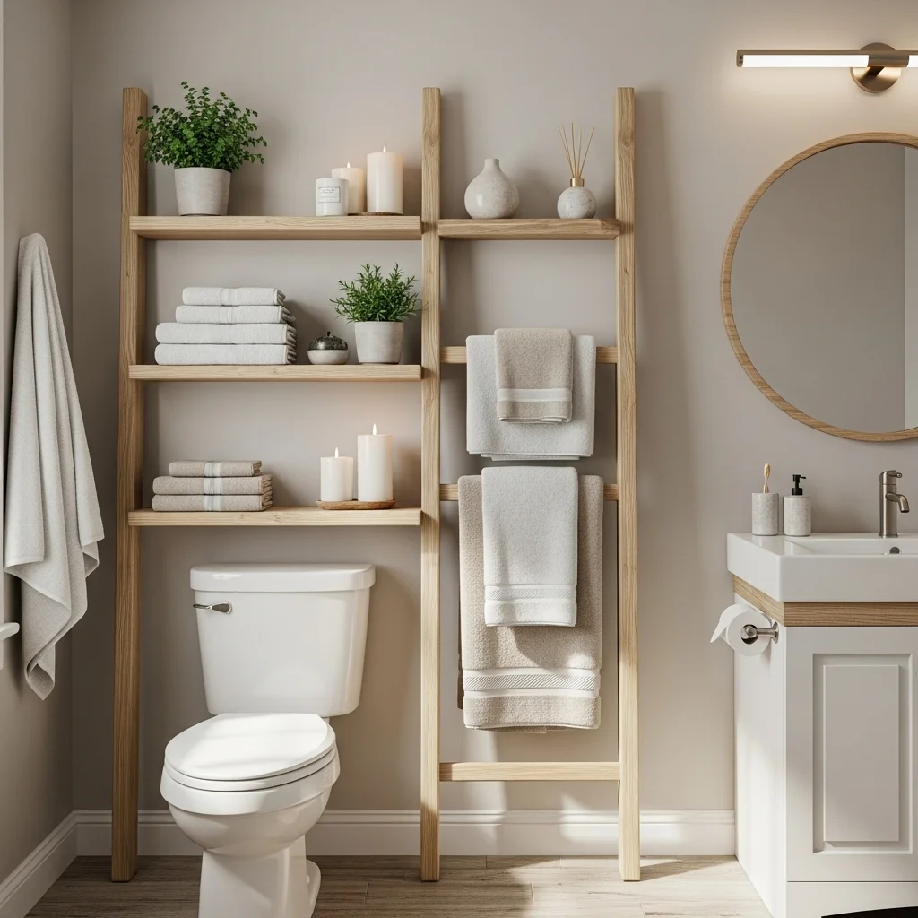 Ladder-Style Shelving