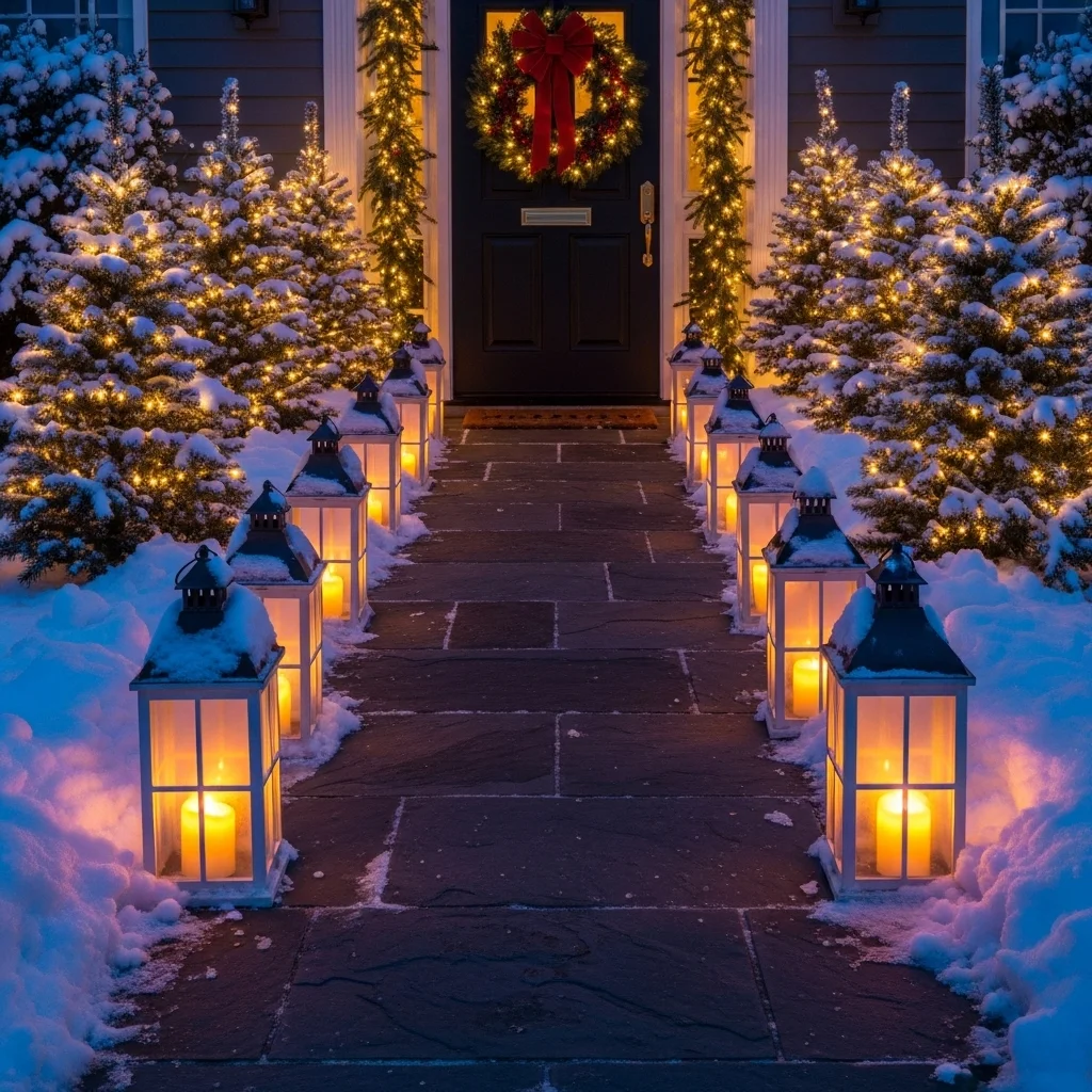 Lantern-Lit Pathway