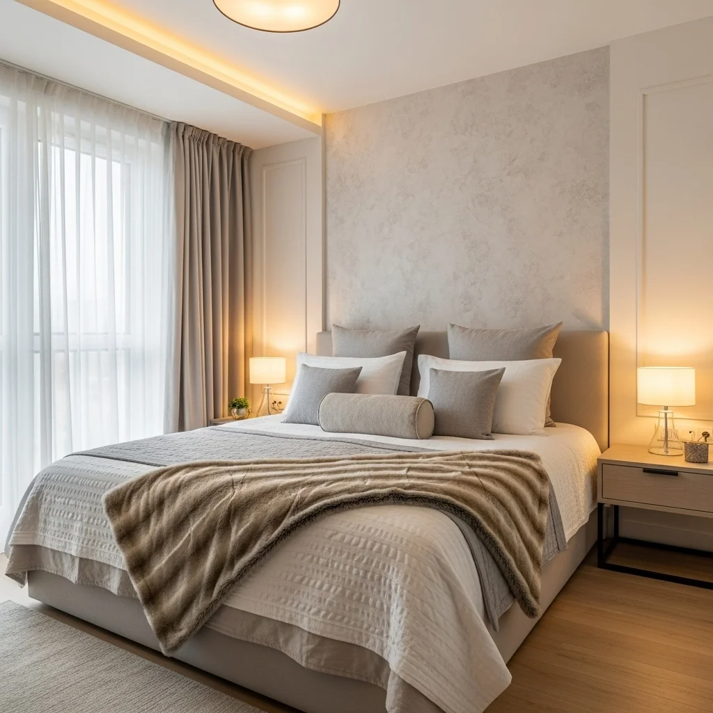 Make the Bedroom Feel Luxurious with Layered Bedding