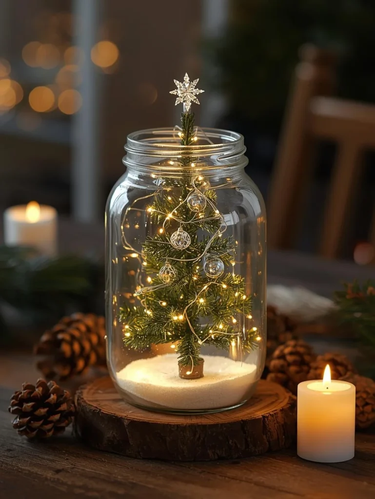 Mason Jar Mini Tree