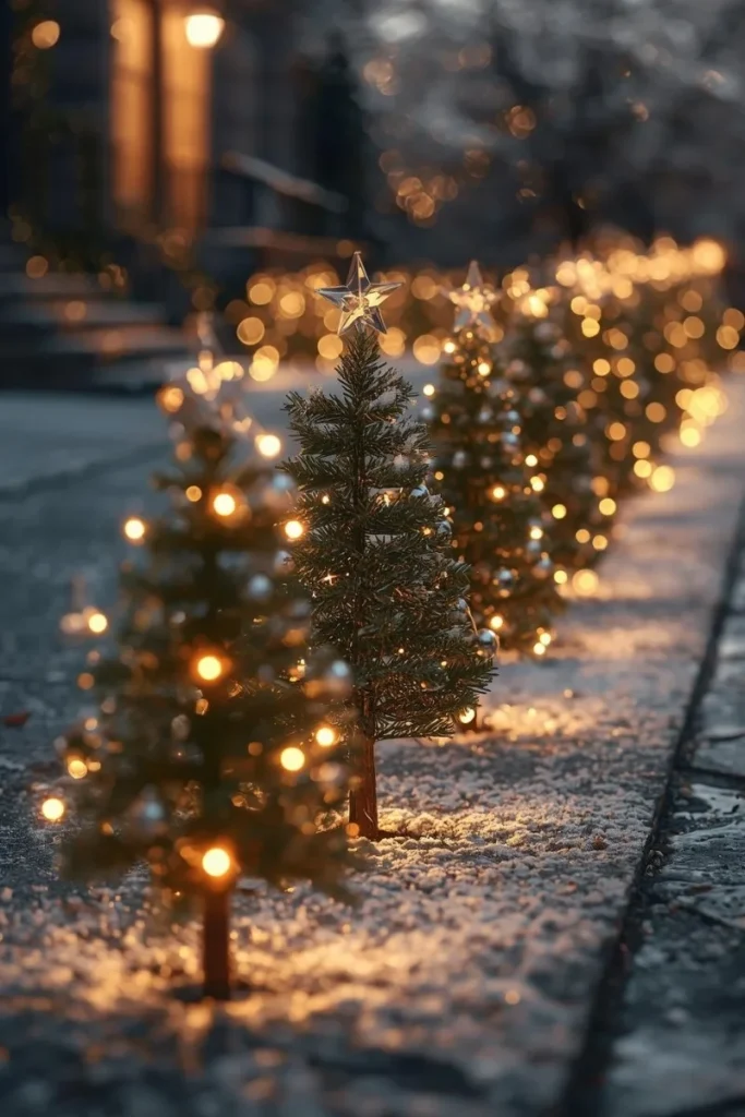 Mini Christmas Tree Stakes