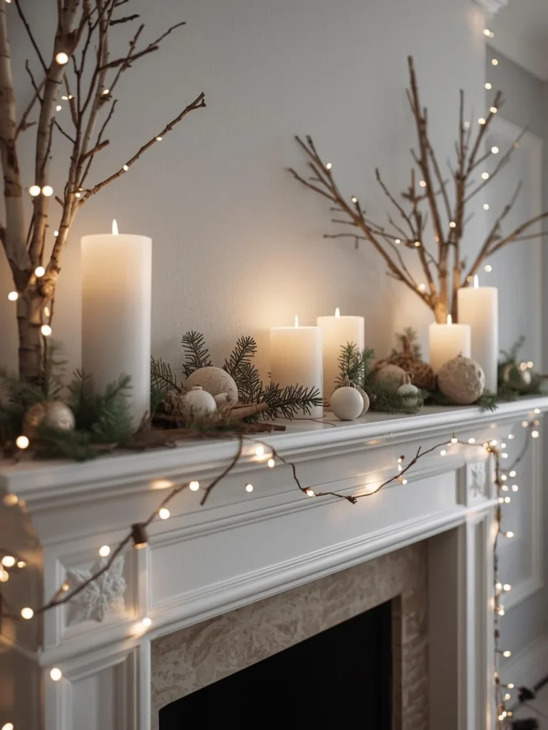 Minimalist Scandinavian Mantle